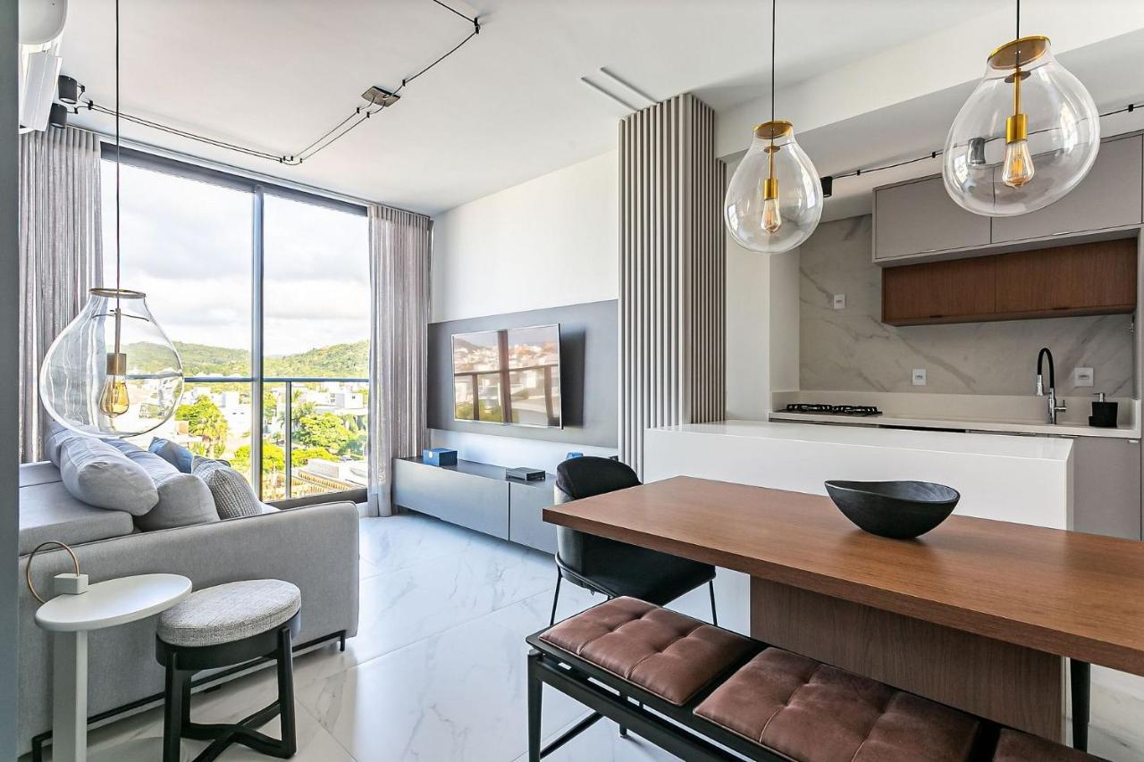 Novo, COMPLETO e Moderno em condomínio incrível no coração de Jurerê Internacional #JA15 Florianópolis Exterior foto