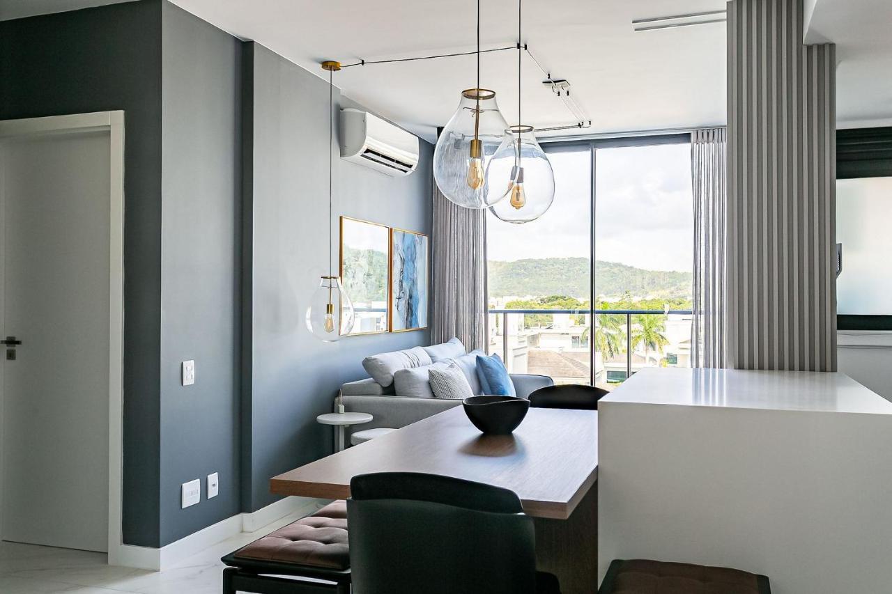 Novo, COMPLETO e Moderno em condomínio incrível no coração de Jurerê Internacional #JA15 Florianópolis Exterior foto